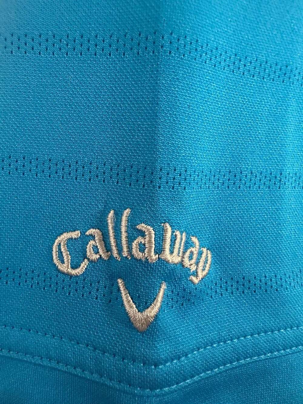 Callaway Opti-Dri Men's Striped Golf Polo Shirt Blue Size XL - Picture 11 of 11